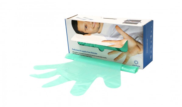 Image for Insemination glove, Arm length, sensitive, green